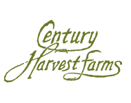Logo for sustainable cattle and produce farm.